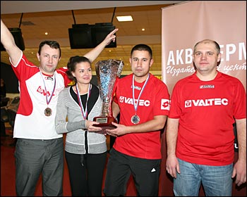 Победитель Гранд Финала АКВА-ТЕРМ 2010 - команда VALTEC