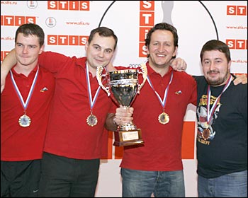 Победительница ыторого этапа чемпионата по боулингу СТИС 2011 - команда САЗИ