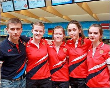 женская сборная России на EYC-2011