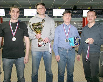 Победитель Лиги чемпионов по боулингу Осень 2011 команда Терморос