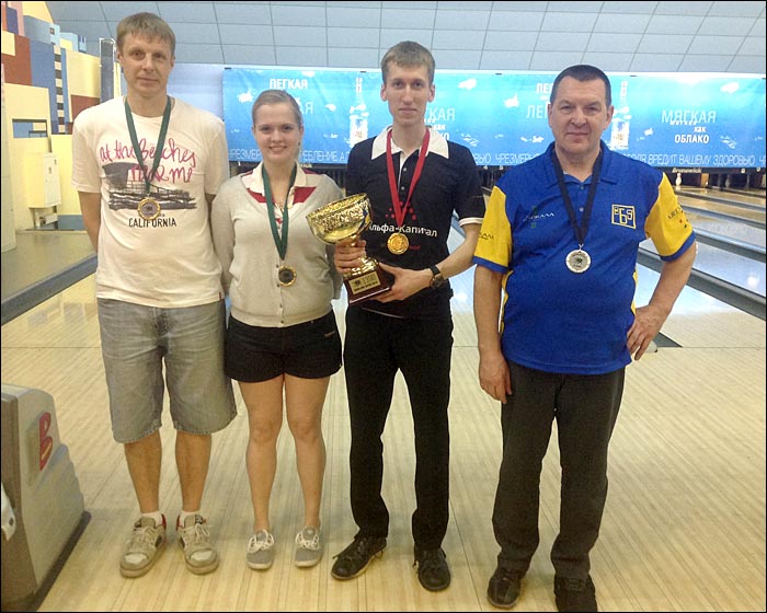 Призеры третьего этапа серии BOWLING OPEN 2014