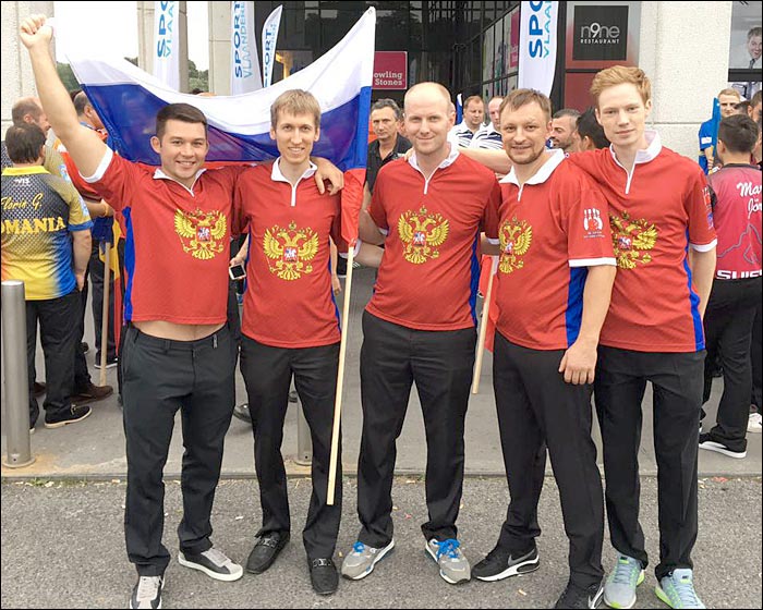 Сборная России на чемпионате Европы по боулингу 2016